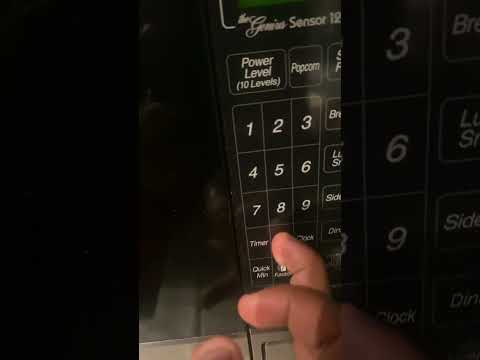 Your microwave saying demo mode