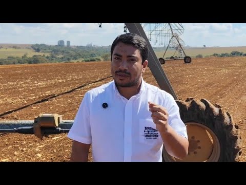 Área de prática - Irrigação Pivô Central - Silvânia Goiás 💧🌱