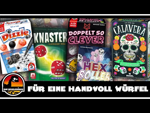 Für eine Handvoll Würfel - Top Roll and Write 2019 Dizzle / Calavera / HexRoller / uvm.