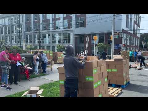 Newark Food Drive Today
