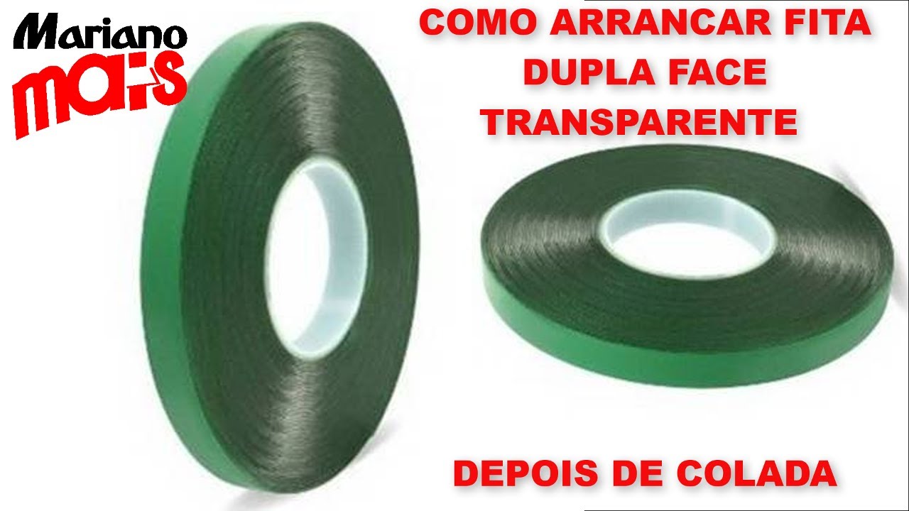 COMO ARRANCAR FITA DUPLA FACE TRANSPARENTE DEPOIS DE COLADA