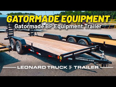 GATORMADE EQUIPMENT - Gatormade Bumper Pull Equipment Trailers