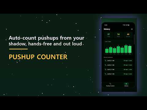 Pushup Counter - Rep Tracker video thumbnail