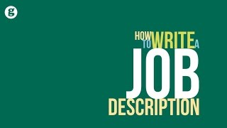 How to Write a Job Description 2e