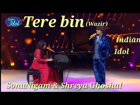 Tere bin (Wazir) by Shreya Ghoshal & Sonu Nigam Indian idol grand finale
