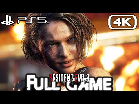 RESIDENT EVIL 3 REMASTERED PS5 Gameplay Walkthrough FULL GAME (4K 60FPS RAY TRACING) No Commentary