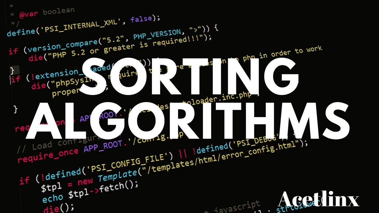 Sorting Algorithms (Searching & Sorting) - AP Computer Science A MasterClass