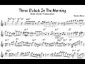 Three O'clock In The Morning   Dexter Gordon transcription in Bb