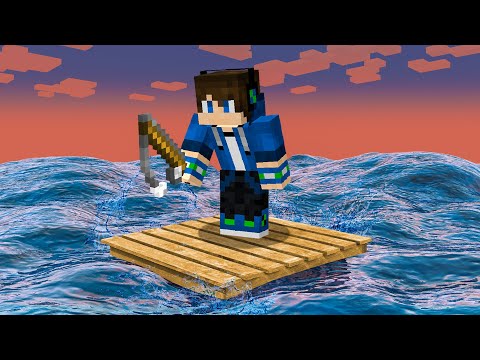 INSANE Minecraft Realistic Raft Survival Challenge!