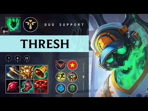Thresh Support vs LeBlanc - VN Grandmaster Patch 25.24