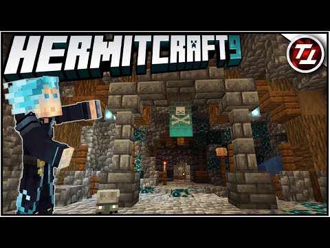 Decked Out Level 3 is BUILT! The Black Mines! Hermitcraft 9: #45