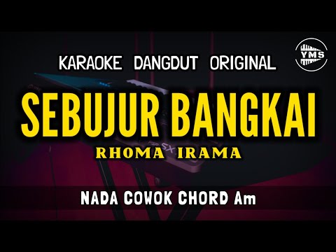 SEBUJUR BANGKAI - RHOMA IRAMA || KARAOKE DANGDUT ORIGINAL || NADA COWOK