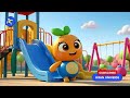 Orange Sprout On The Slide Cute 3D Cartoon Animation Short