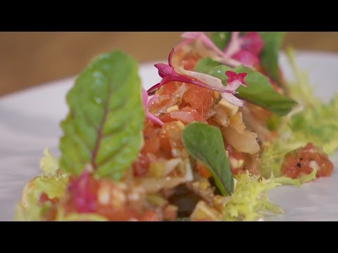 Receta de ENSALADA de TOMATE y CAPELLÁN
