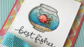 How to make a water-filled shaker card