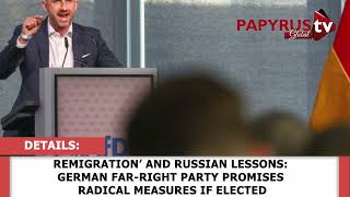 GERMANY’S AFD UNVEILS RADICAL AGENDA AHEAD OF ELECTIONS | MIGRATION POLICY SPARKS DEBATE