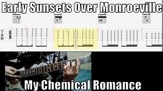 My Chemical Romance Early Sunsets Over Monroeville Guitar tab Ray Toro