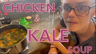 Canning Chicken Kale Soup | Hamakua Homestead