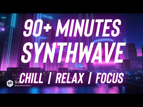 Chill Synthwave Ambient | 90‑Minute Retro Mix for Study, Work & Relaxation