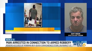 Man arrested, accused of robbing New Hanover County convenience store at gunpoint