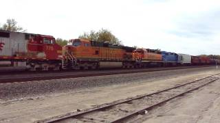 preview picture of video 'Railfanning the BNSF Panhandle sub - part 1'