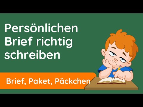 Writing a personal ✅ letter: instructions and example