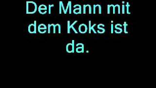 Lyrics: Mutter, der Mann mit dem Koks ist da - Falco