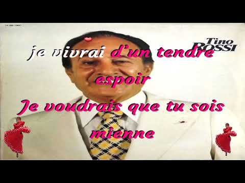 Tino ROSSI  bohémienne aux grands yeux noirs