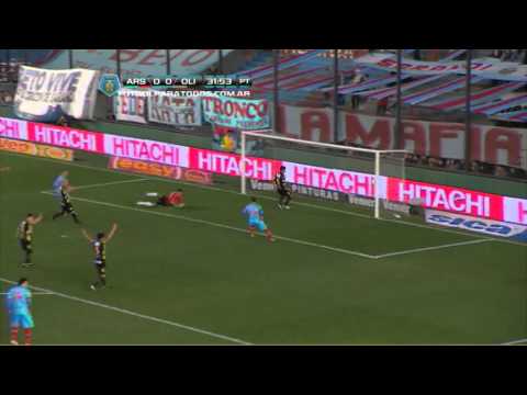 Ocasión Aguirre. Arsenal 0 Olimpo 0. Torneo Inicial2013. Fecha 3. Fútbol Para Todos