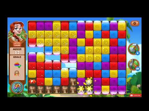 Lost Island Blast Adventure Level 1498 NO BOOSTERS - A S GAMING ✔