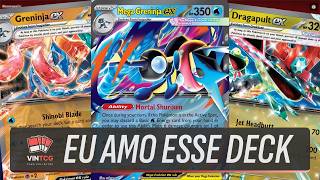 ESSE DECK DE MEGA GRENINJA É O MEU FAVORITO DE CAOS ASCENDENTE! | POKÉMON TCG LIVE