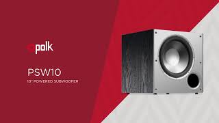 Video thumbnail for Polk Audio PSW10 10" 100-Watt Powered Subwoofer Overview by Best Buy Canada Product Videos