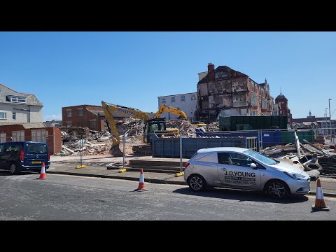 New Hacketts Demolition Now Just About Gone Blackpool
