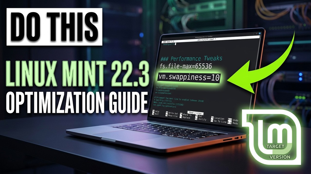 I Modified Linux Mint 22.3's System Files… Linux Mint 22.3 Optimization Guide