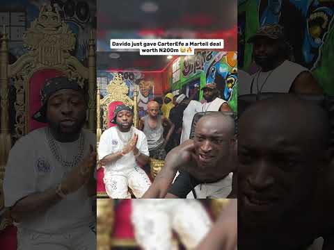 Davido Gifts Carter Efe A Mattel Deal Co-Sign #Davido #carterefe #machala #30bg #Wizkid #WizkidFC
