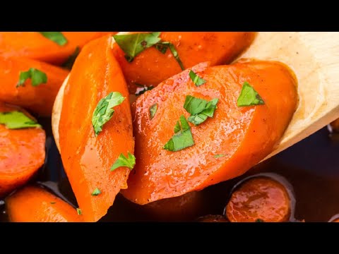 Sweet & Sticky Honey Maple Glazed Carrots Recipe