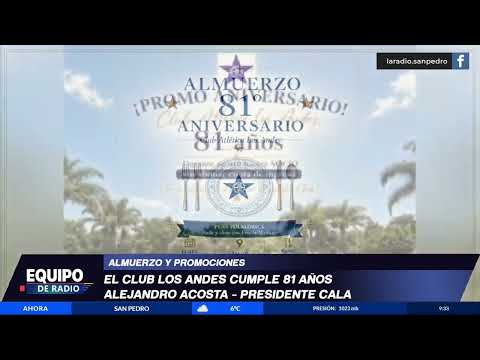81 aniversario del club Los Andes
