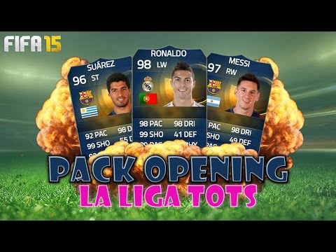 FIFA 15 AMAZING TOTS PULLS!! LA LIGA TOTS PACK OPENING FT 90 RATED PLAYER