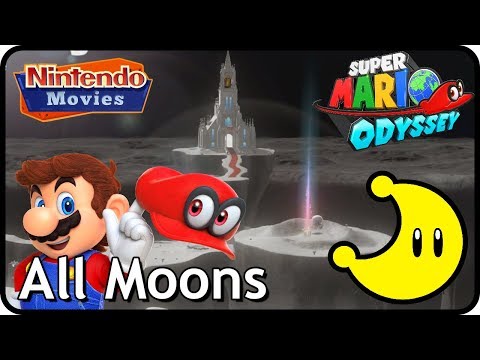 Super Mario Odyssey - Moon Kingdom - All Moons (in order with timestamps)