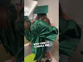 Little sister gets emotional seeing her big sister graduate high school 🥹