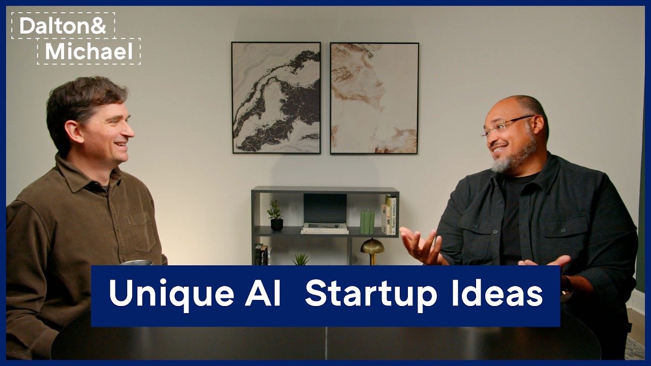 Video thumbnail for How To Get Unique AI Startup Ideas