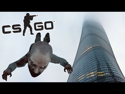 МАНЬЯК ВЫПРЫГНУЛ ИЗ ОКНА НЕБОСКРЕБА - CS:GO Прятки (Маньяк КС ГО)