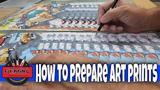 How to prepare art prints to sell