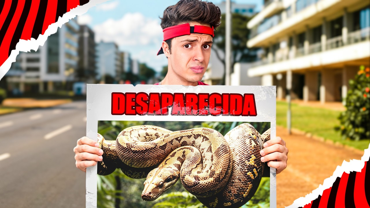 MINHA COBRA DE ESTIMAÇÃO DESAPARECEU!