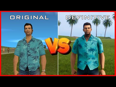 GTA Vice City - Original vs Definitive Edition - Comparison of Details!