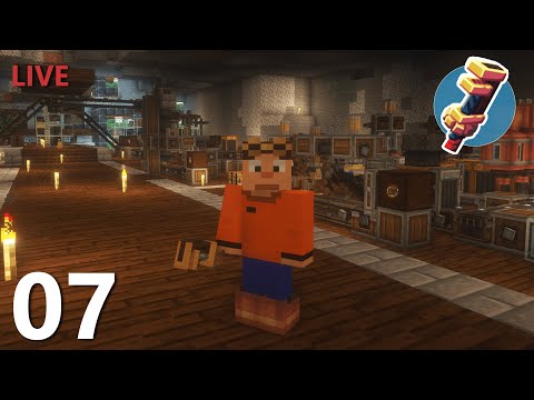 Create Above & Beyond Ep7 Base Building! Modded Minecraft LIVE