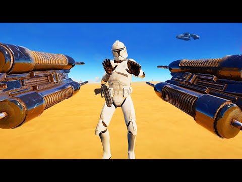 Becoming a Droideka in VR