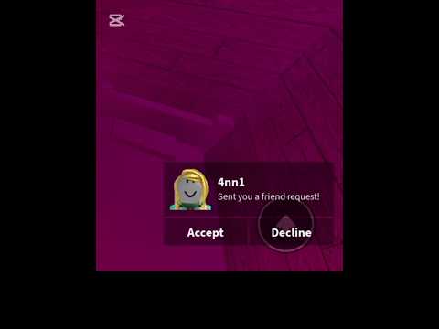 4nn1 friend requested me ??😱 #remix #music #roblox