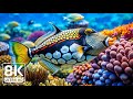 Crystal Ocean 8K Beautiful Marine Life For Stress Relief