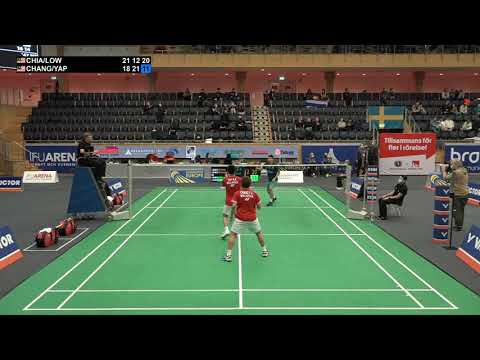 Match point - Chia / Low vs Chang / Yap - MD, SF - Swedish Open 2022